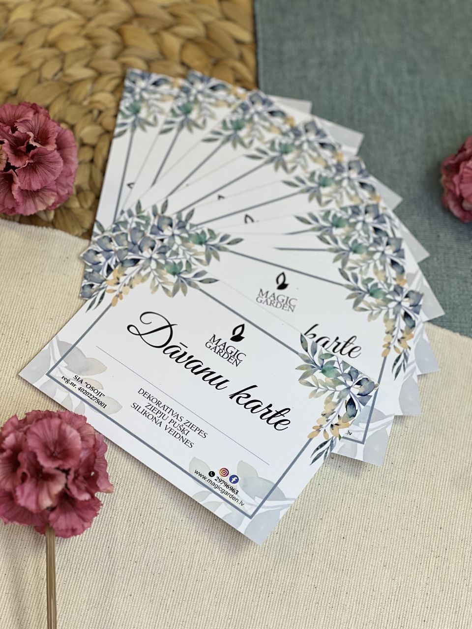 Dāvanu kartes - Magic Garden
