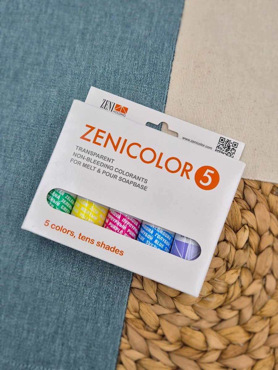 Krāsvielas ziepju bāzei - caurspīdīgas, nemigrējošas - ZENICOLOR 5 - Magic Garden