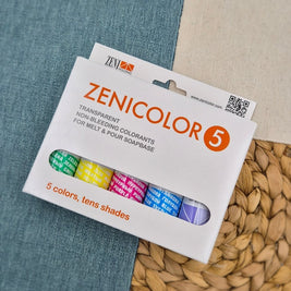 Krāsvielas ziepju bāzei - caurspīdīgas, nemigrējošas - ZENICOLOR 5 - Magic Garden