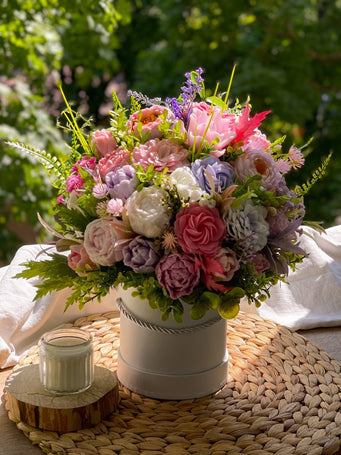 Ziepju pušķis "Klusa romance" - MagicGarden Store