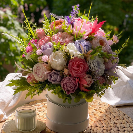 Ziepju pušķis "Klusa romance" - MagicGarden Store