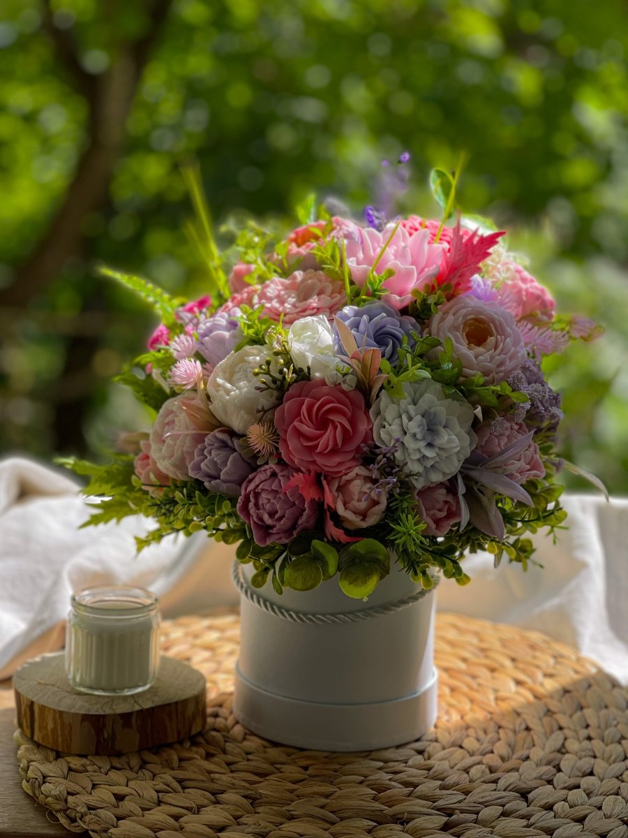 Ziepju pušķis "Klusa romance" - MagicGarden Store