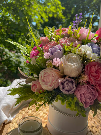 Ziepju pušķis "Klusa romance" - MagicGarden Store