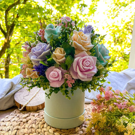 Ziepju pušķis "Rozes maigums" - MagicGarden Store