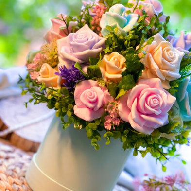 Ziepju pušķis "Rozes maigums" - MagicGarden Store